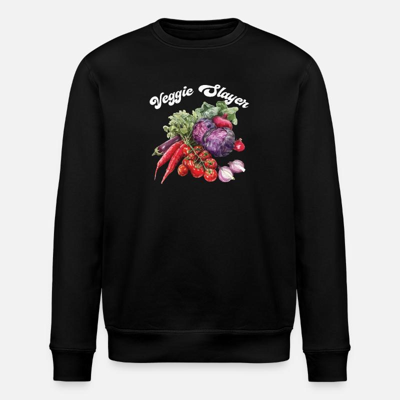 Veggie Slayer 2 - Stanley/Stella Unisex Bio-Sweatshirt ROLLER - Schwarz