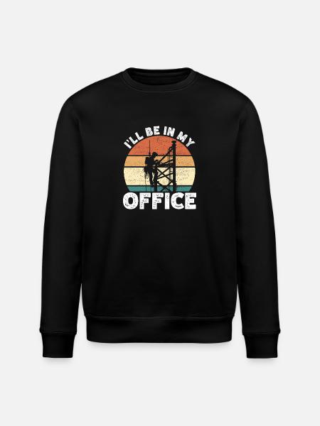 Industriekletterer Tower Climber Industrieklettern - Stanley/Stella Unisex Bio-Sweatshirt ROLLER - Schwarz