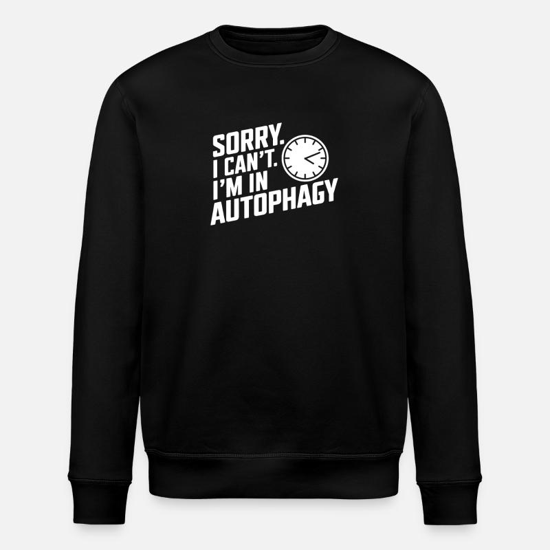 Intermittent fasting Intermittent fasting - Stanley/Stella ROLLER Unisex Organic Sweatshirt - black