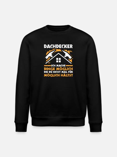 Master Roofer Roofer - Stanley/Stella ROLLER Unisex Organic Sweatshirt - black