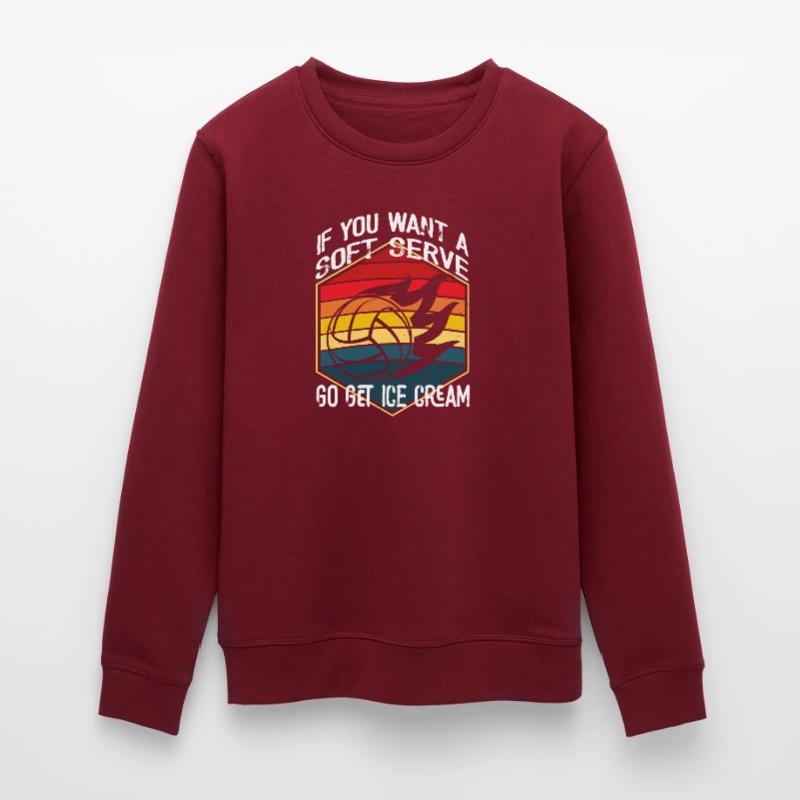 Wenn Sie ein Softeis wollen, holen Sie sich Eis Stanley/Stella Unisex Bio-Sweatshirt ROLLER