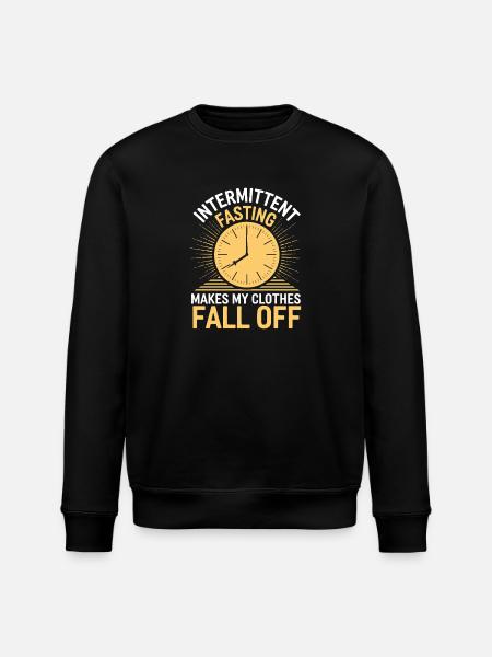 Intermittent fasting Intermittent fasting - Stanley/Stella ROLLER Unisex Organic Sweatshirt - black