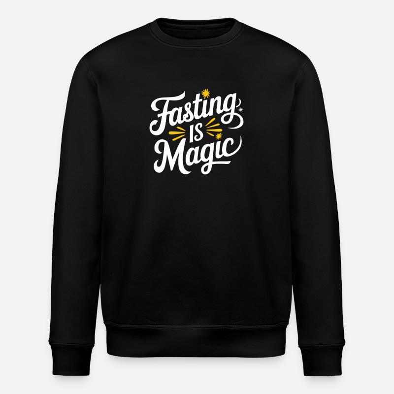 Intermittent fasting Intermittent fasting - Stanley/Stella ROLLER Unisex Organic Sweatshirt - black