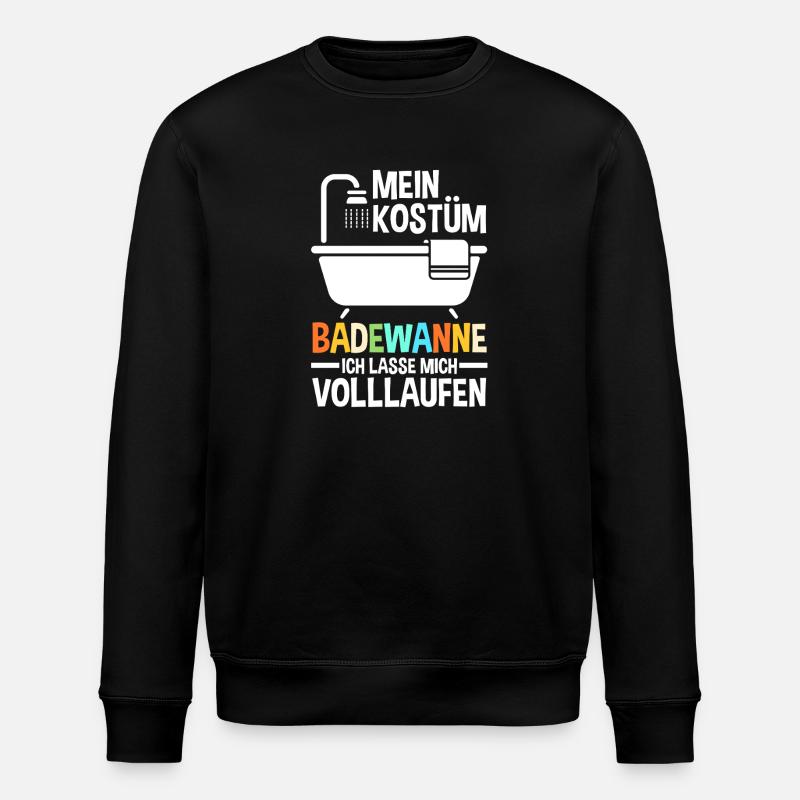 Jecken Carnival Carnival - Stanley/Stella ROLLER Unisex Organic Sweatshirt - black