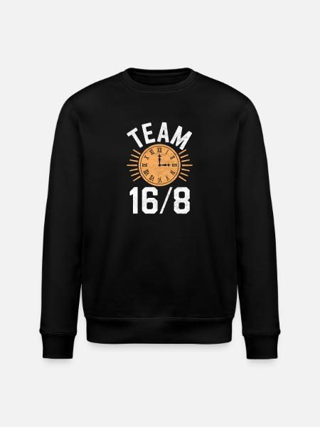 Intermittent fasting Intermittent fasting - Stanley/Stella ROLLER Unisex Organic Sweatshirt - black