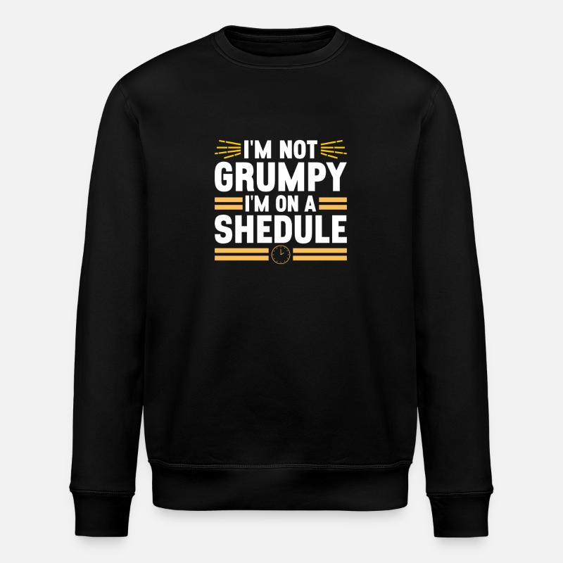 Intervallfasten Intermittierendes Fasten - Stanley/Stella Unisex Bio-Sweatshirt ROLLER - Schwarz