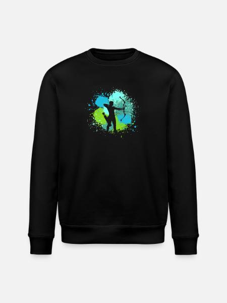 Archer Archery - Stanley/Stella ROLLER Unisex Organic Sweatshirt - black