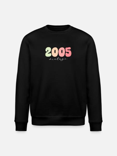 Année de naissance 2005 - Sweat bio ROLLER Stanley/Stella Unisexe - noir