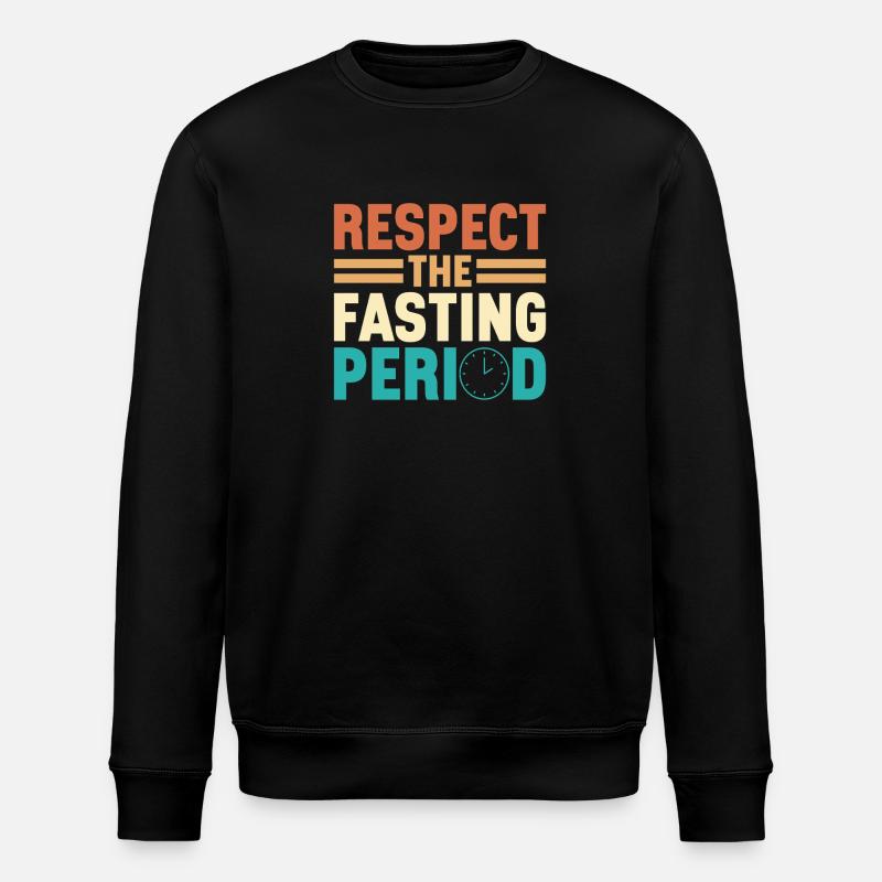 Intermittent fasting Intermittent fasting - Stanley/Stella ROLLER Unisex Organic Sweatshirt - black