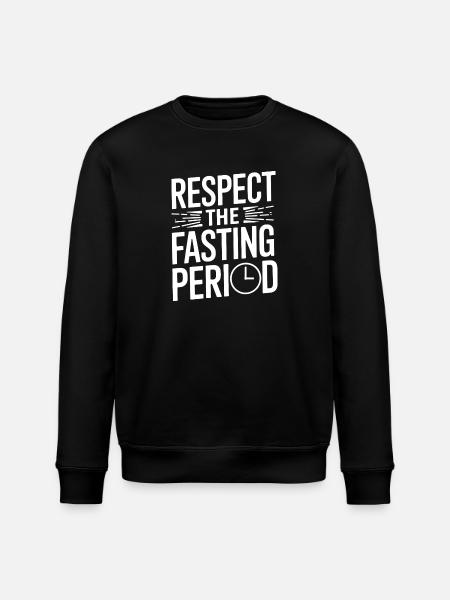 Intermittent fasting Intermittent fasting - Stanley/Stella ROLLER Unisex Organic Sweatshirt - black