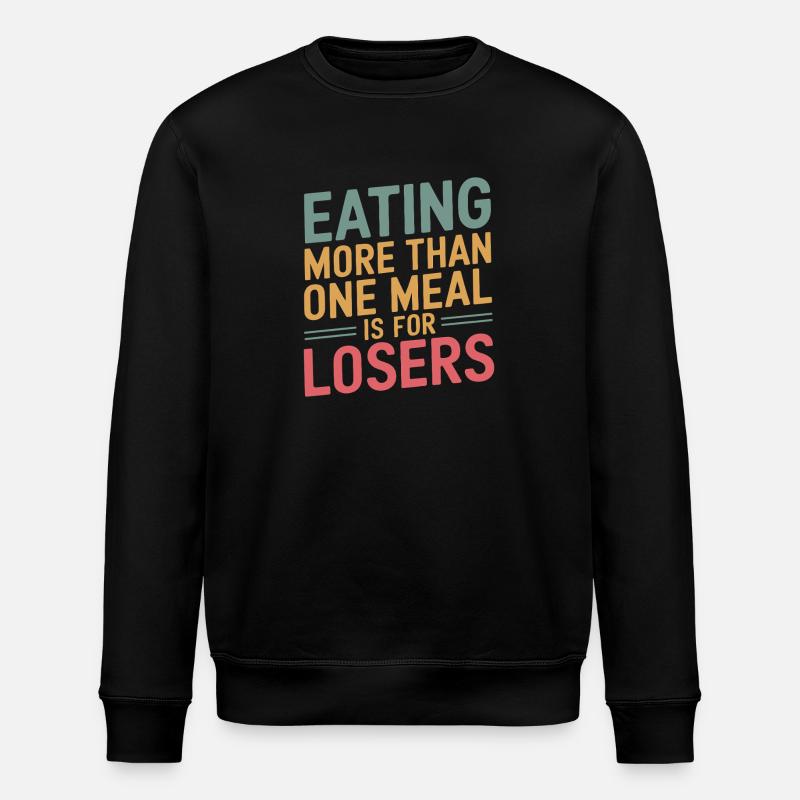 Intermittent fasting Intermittent fasting - Stanley/Stella ROLLER Unisex Organic Sweatshirt - black
