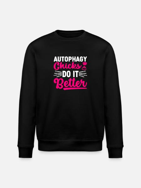 Intermittent fasting Intermittent fasting - Stanley/Stella ROLLER Unisex Organic Sweatshirt - black
