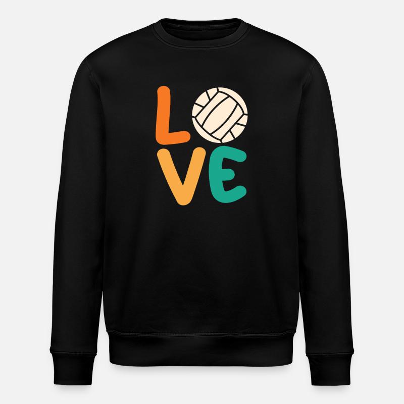 Joueurs de handball Handball - Sweat bio ROLLER Stanley/Stella Unisexe - noir
