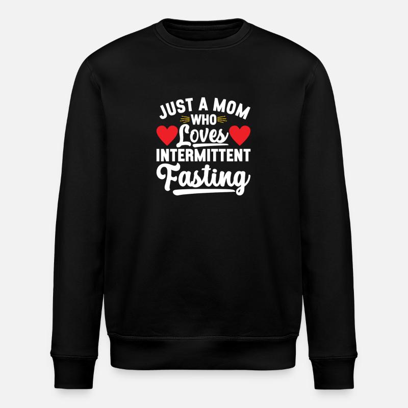 Intermittent fasting Intermittent fasting - Stanley/Stella ROLLER Unisex Organic Sweatshirt - black