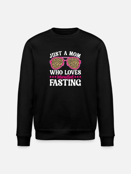 Intermittent fasting Intermittent fasting - Stanley/Stella ROLLER Unisex Organic Sweatshirt - black