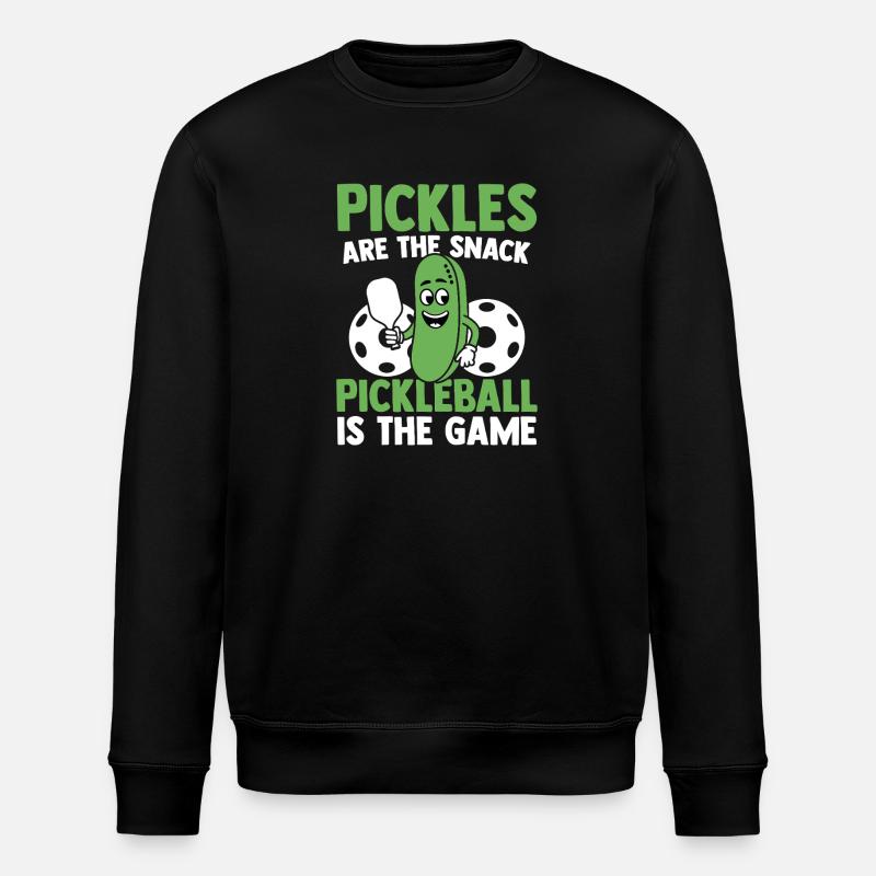 Pickleball et paddleball - Sweat bio ROLLER Stanley/Stella Unisexe - noir