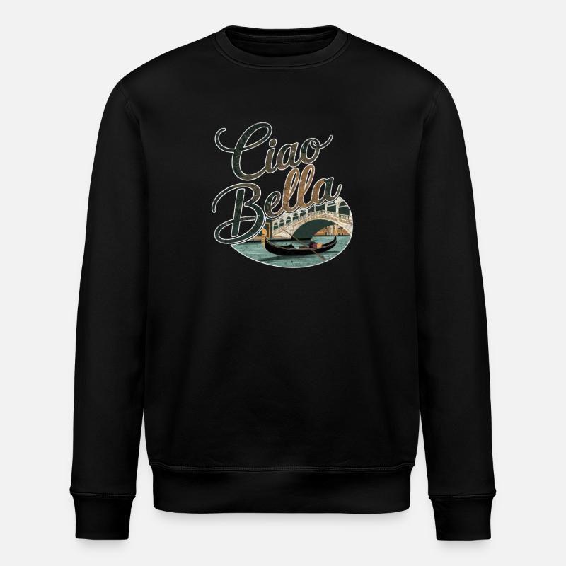 Ciao Bella - Sweat bio ROLLER Stanley/Stella Unisexe - noir