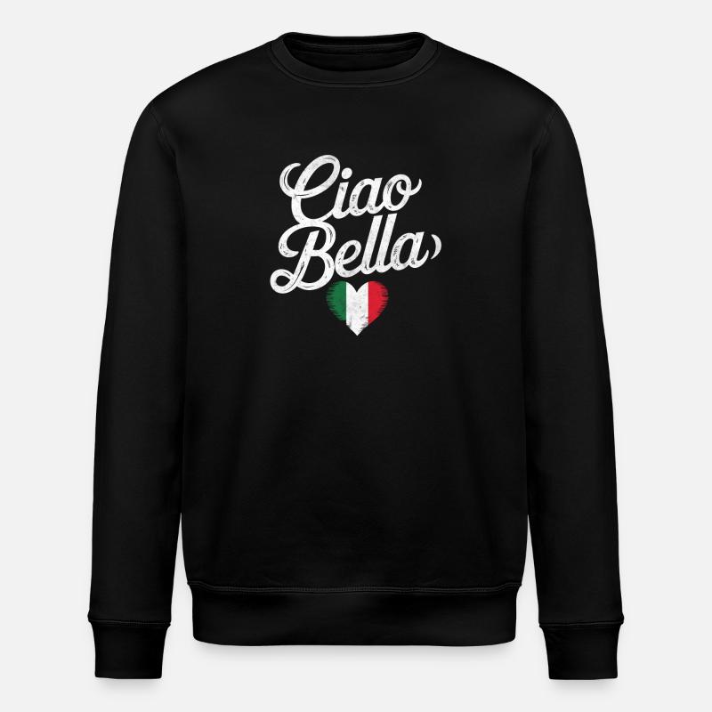 Ciao Bella - Stanley/Stella Unisex Bio-Sweatshirt ROLLER - Schwarz