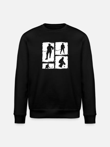 Hockey Players Hockey - Stanley/Stella ROLLER Unisex Organic Sweatshirt - black