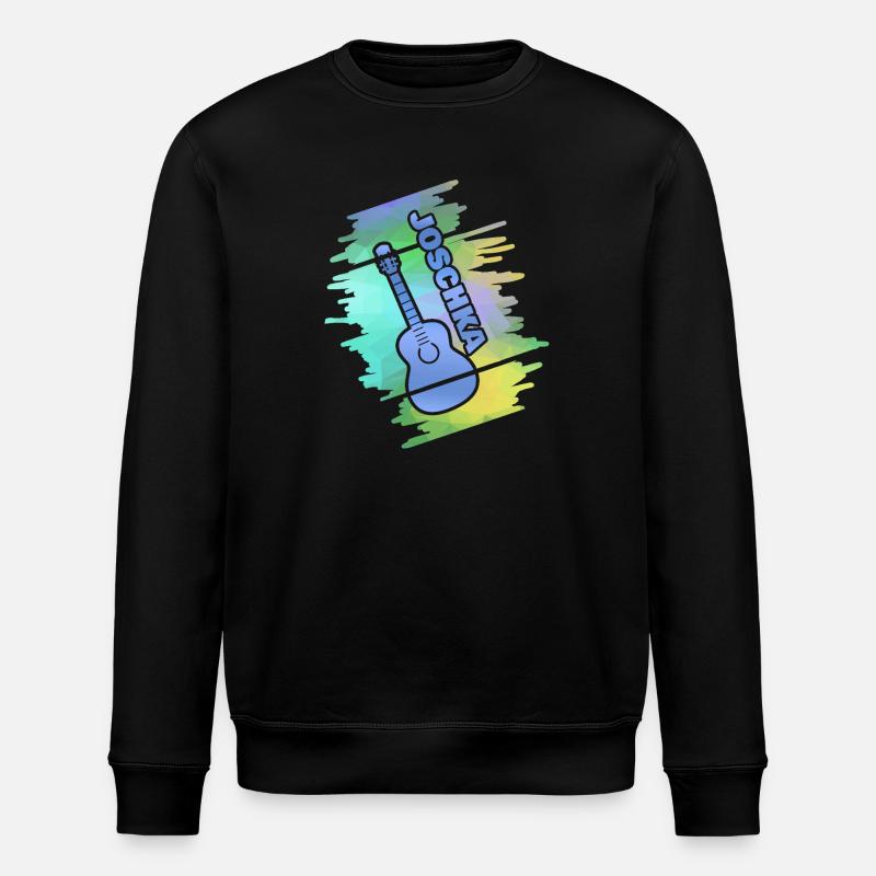 Guitar Joschka - Stanley/Stella ROLLER Unisex Organic Sweatshirt - black