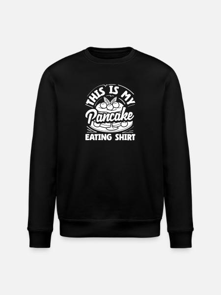 This is my pancake treat - Stanley/Stella ROLLER Unisex Organic Sweatshirt - black