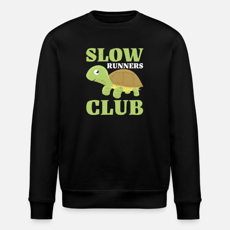 Slow Runners Club 19 - Stanley/Stella Unisex Bio-Sweatshirt ROLLER - Schwarz