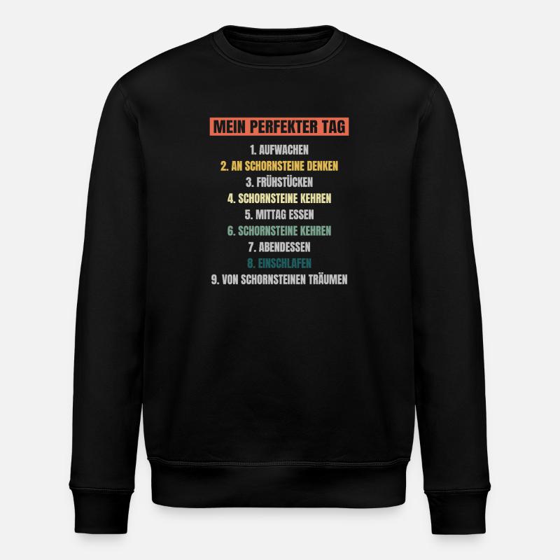 Schornsteinfeger Herren - Stanley/Stella Unisex Bio-Sweatshirt ROLLER - Schwarz