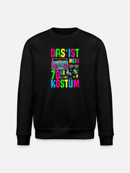 This is my 70s costume - Stanley/Stella ROLLER Unisex Organic Sweatshirt - black