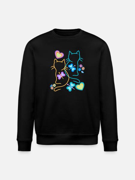 Chat Chats Chaton - Sweat bio ROLLER Stanley/Stella Unisexe - noir