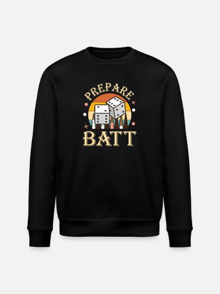 Backgammon Spiel - Stanley/Stella Unisex Bio-Sweatshirt ROLLER - Schwarz