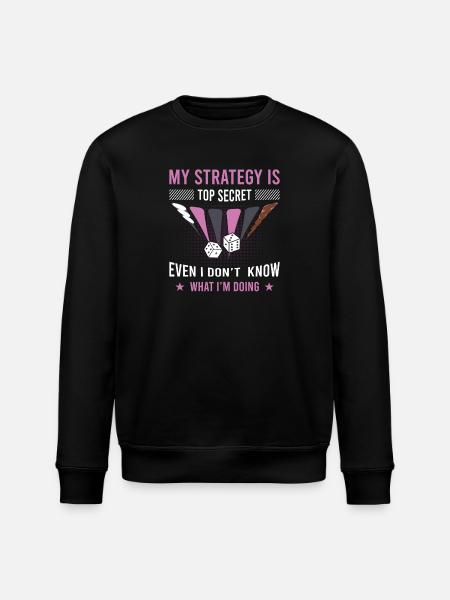 Backgammon Spiel - Stanley/Stella Unisex Bio-Sweatshirt ROLLER - Schwarz
