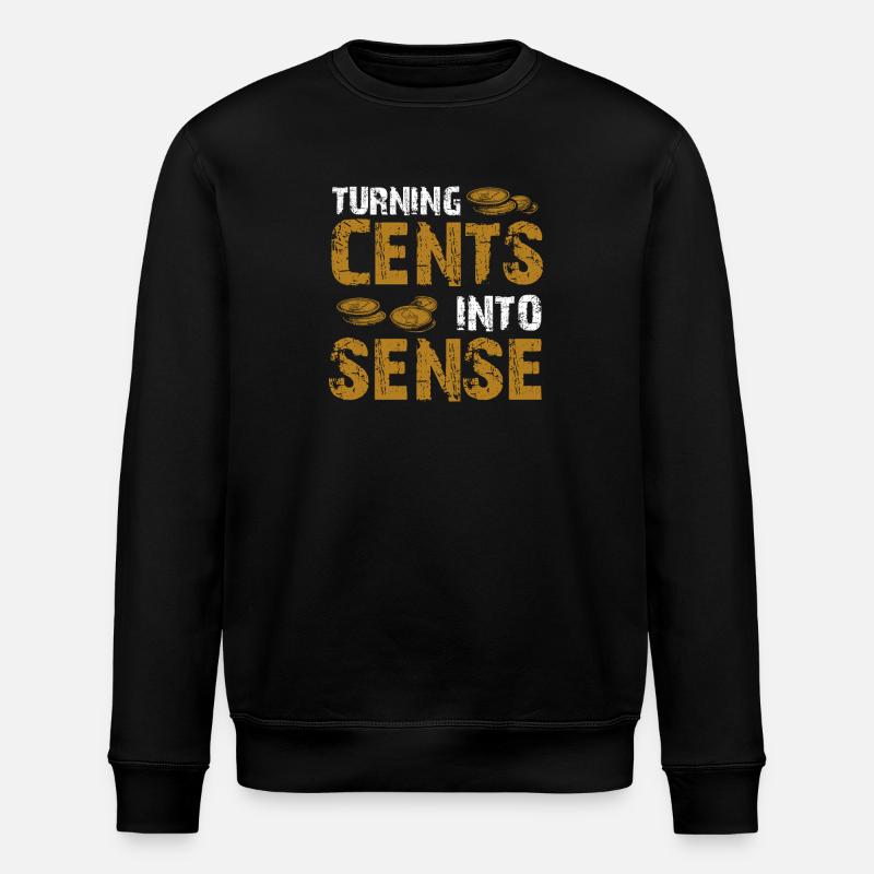 Numismatics Coin Collector Passion - Stanley/Stella ROLLER Unisex Organic Sweatshirt - black