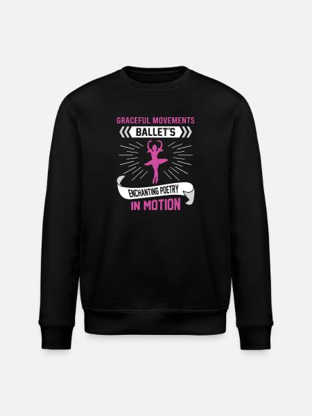 Ballerina Ballett mädchen - Stanley/Stella Unisex Bio-Sweatshirt ROLLER - Schwarz