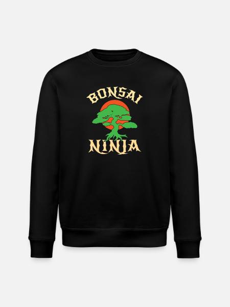 Bonsai Tree - Stanley/Stella Unisex Bio-Sweatshirt ROLLER - Schwarz