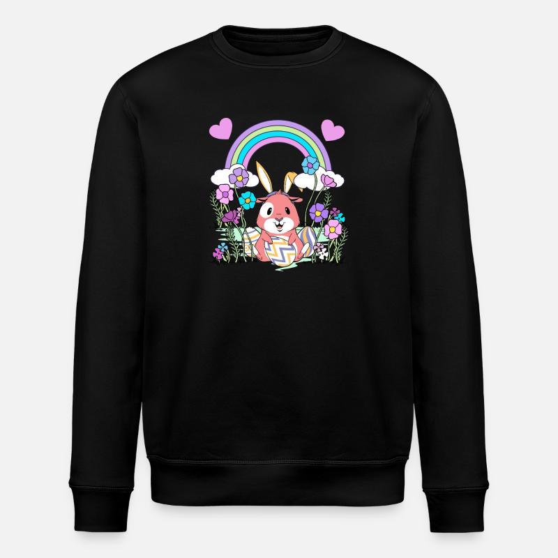 Ostern - Stanley/Stella Unisex Bio-Sweatshirt ROLLER - Schwarz