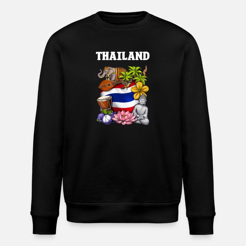 Thailand - Stanley/Stella Unisex Bio-Sweatshirt ROLLER - Schwarz