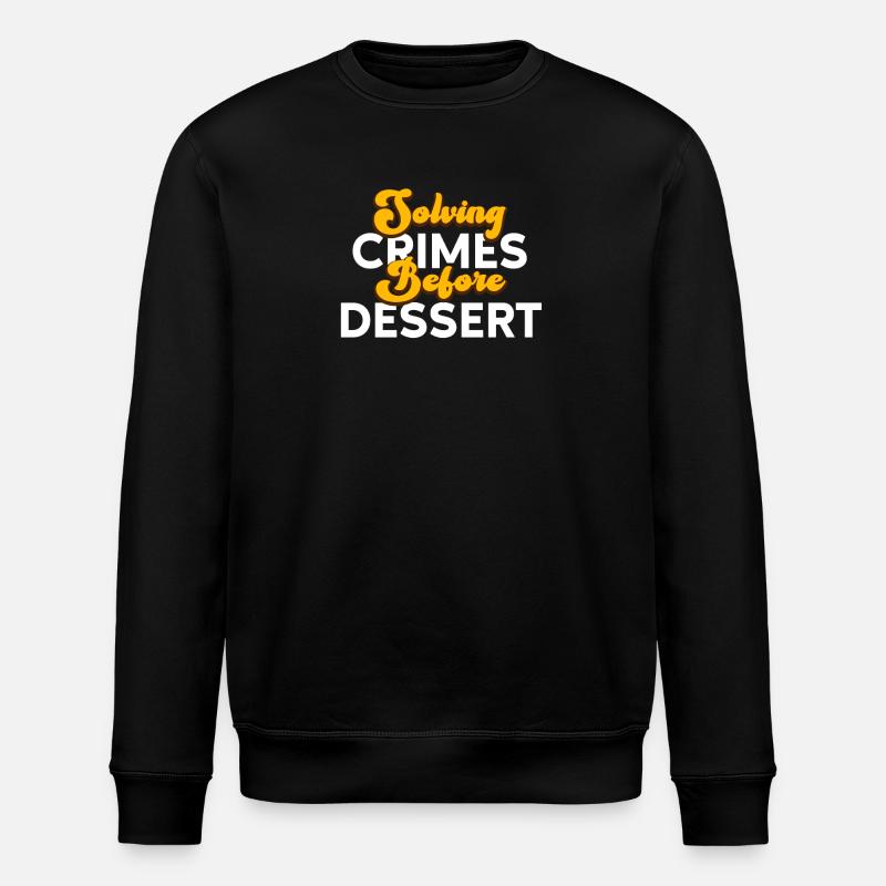 Krimi-Dinner-Spaß-Nacht - Stanley/Stella Unisex Bio-Sweatshirt ROLLER - Schwarz