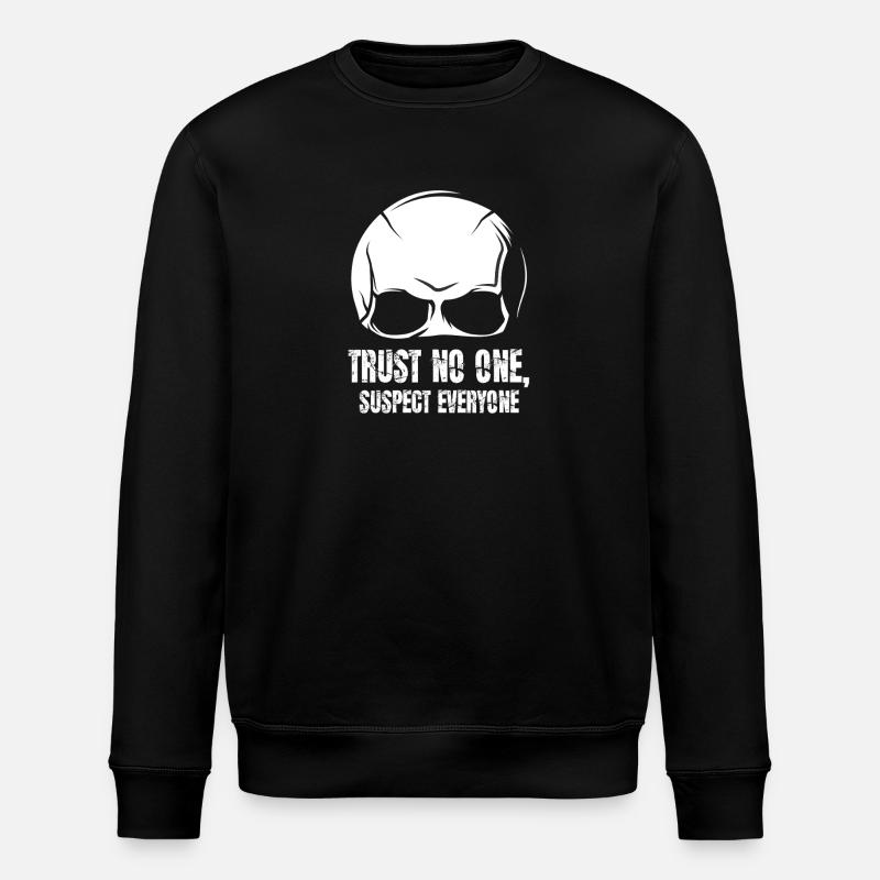 Krimi-Dinner-Spaß-Nacht - Stanley/Stella Unisex Bio-Sweatshirt ROLLER - Schwarz