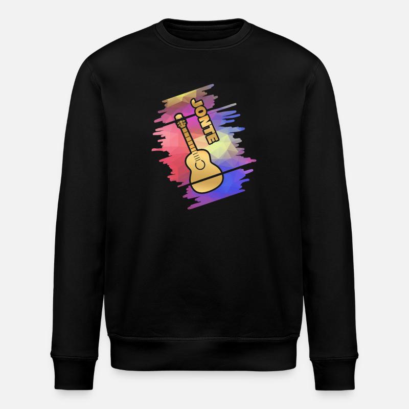 Guitar Jonte - Stanley/Stella ROLLER Unisex Organic Sweatshirt - black