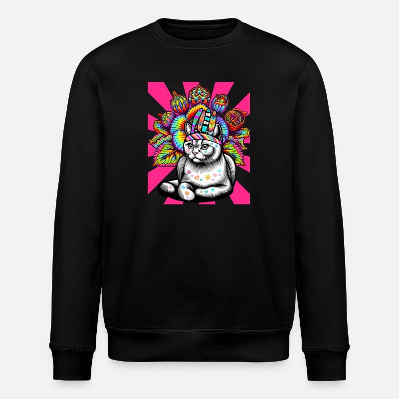 Chat Chats Chaton - Sweat bio ROLLER Stanley/Stella Unisexe - noir
