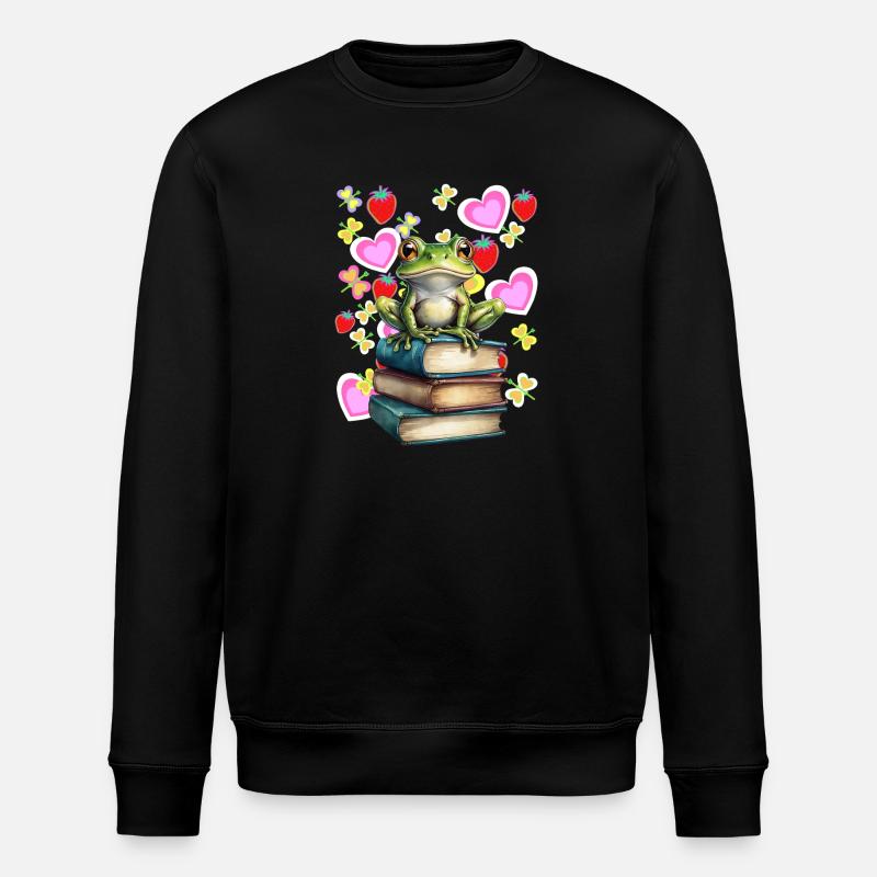 Grenouille Grenouilles Crapaud - Sweat bio ROLLER Stanley/Stella Unisexe - noir