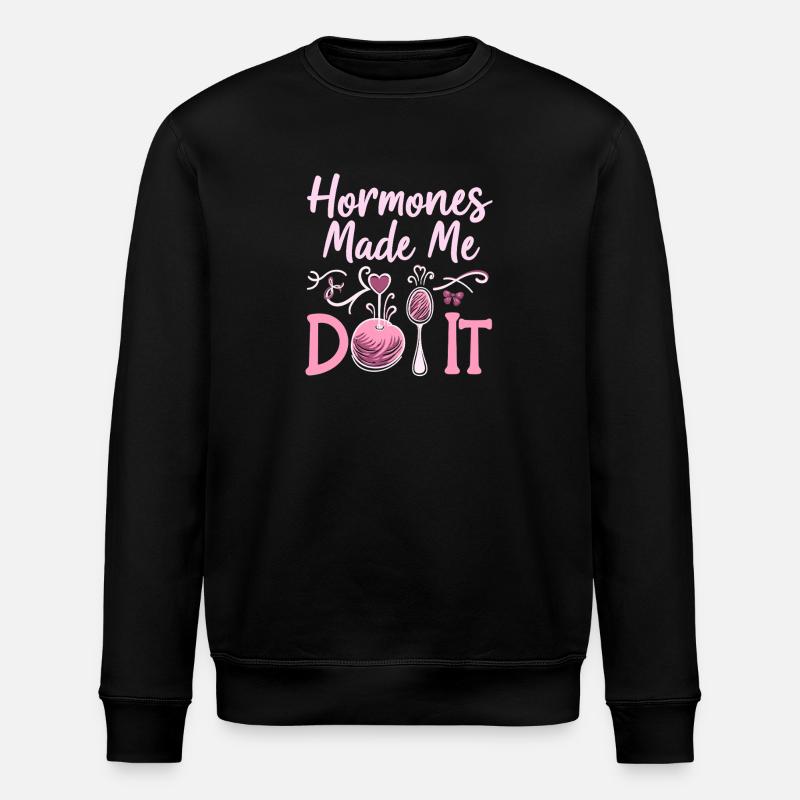 Pregnancy Craving Funny - Stanley/Stella ROLLER Unisex Organic Sweatshirt - black