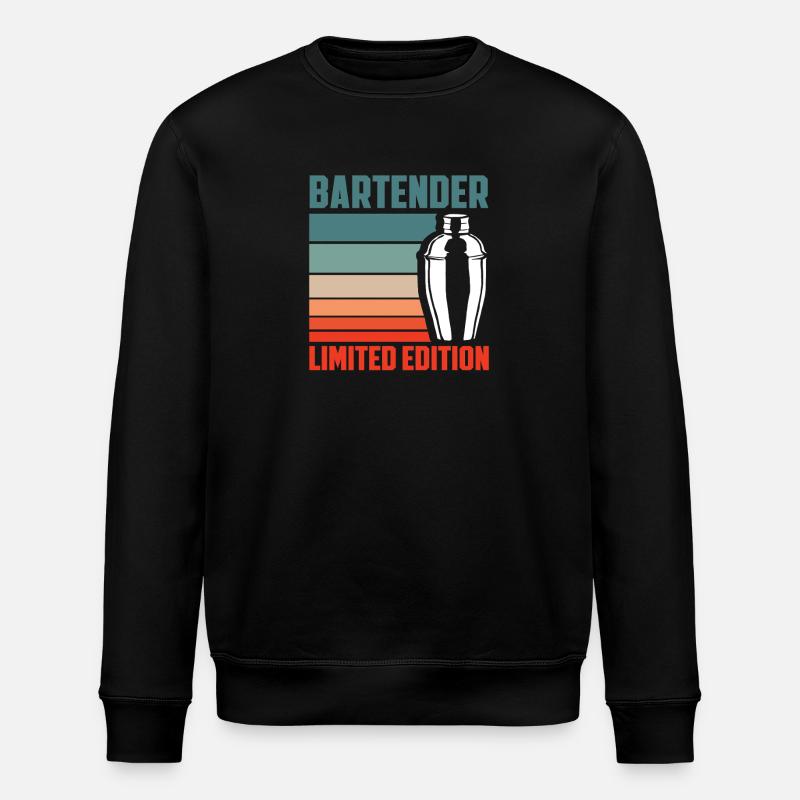 Bartender Limited Edition - Stanley/Stella ROLLER Unisex Organic Sweatshirt - black