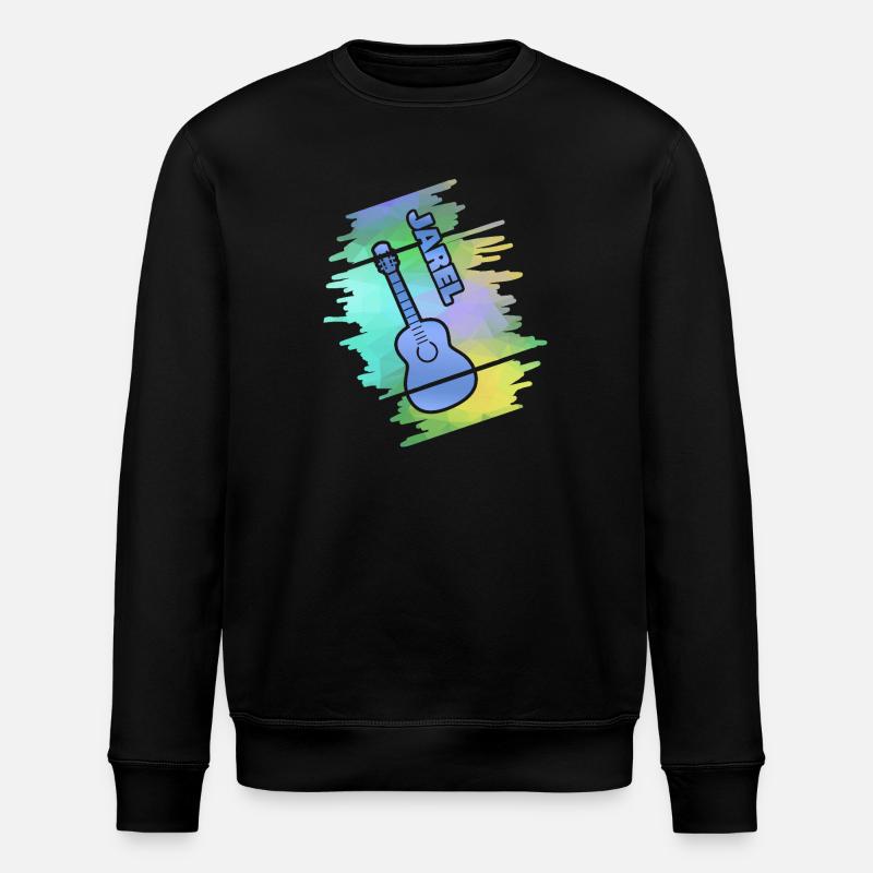 Jarel as Guitar - Stanley/Stella ROLLER Unisex Organic Sweatshirt - black