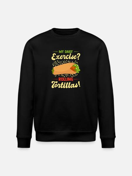 Mexico Tacos Mexican Tacos - Stanley/Stella ROLLER Unisex Organic Sweatshirt - black