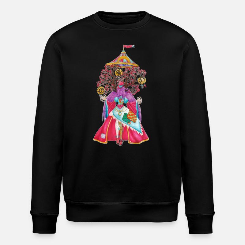 Frau Loyale - Stanley/Stella Unisex Bio-Sweatshirt ROLLER - Schwarz