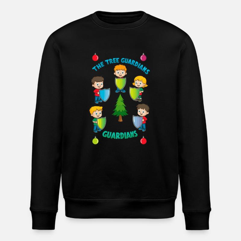 The Tree Guardians - Stanley/Stella ROLLER Unisex Organic Sweatshirt - black