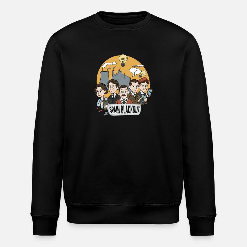 Stromausfall in Spanien - Stanley/Stella Unisex Bio-Sweatshirt ROLLER - Schwarz