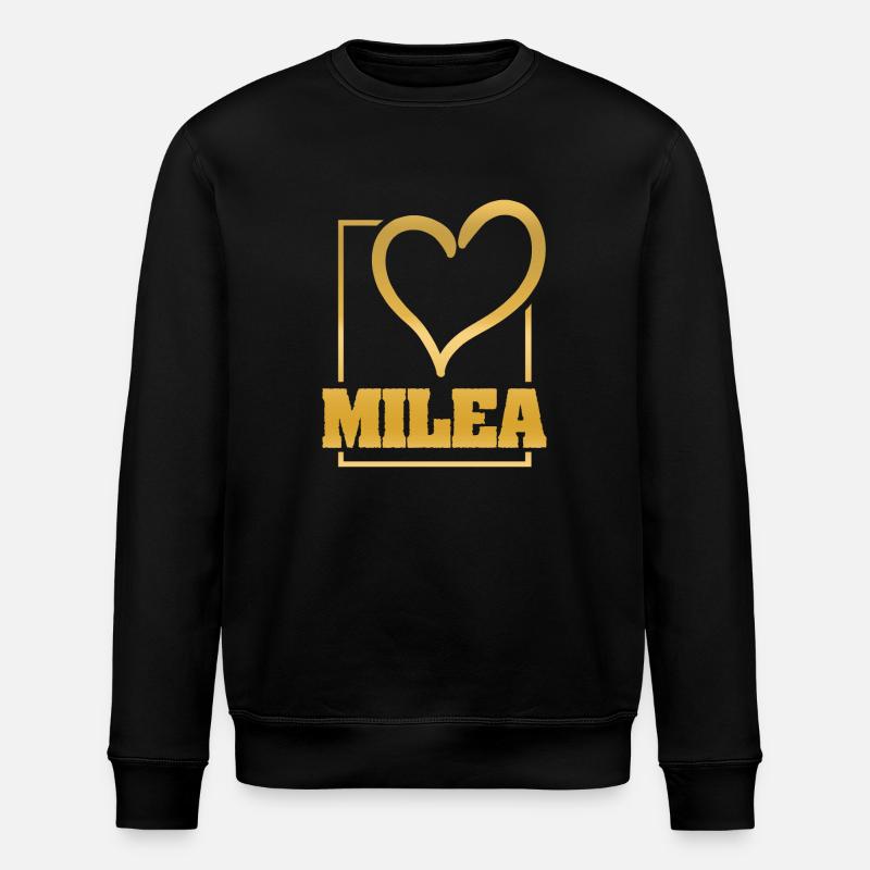 Milea - Sweat bio ROLLER Stanley/Stella Unisexe - noir