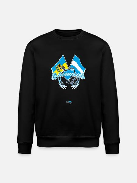 Chemnitz - Flagge zeigen - Stanley/Stella Unisex Bio-Sweatshirt ROLLER - Schwarz